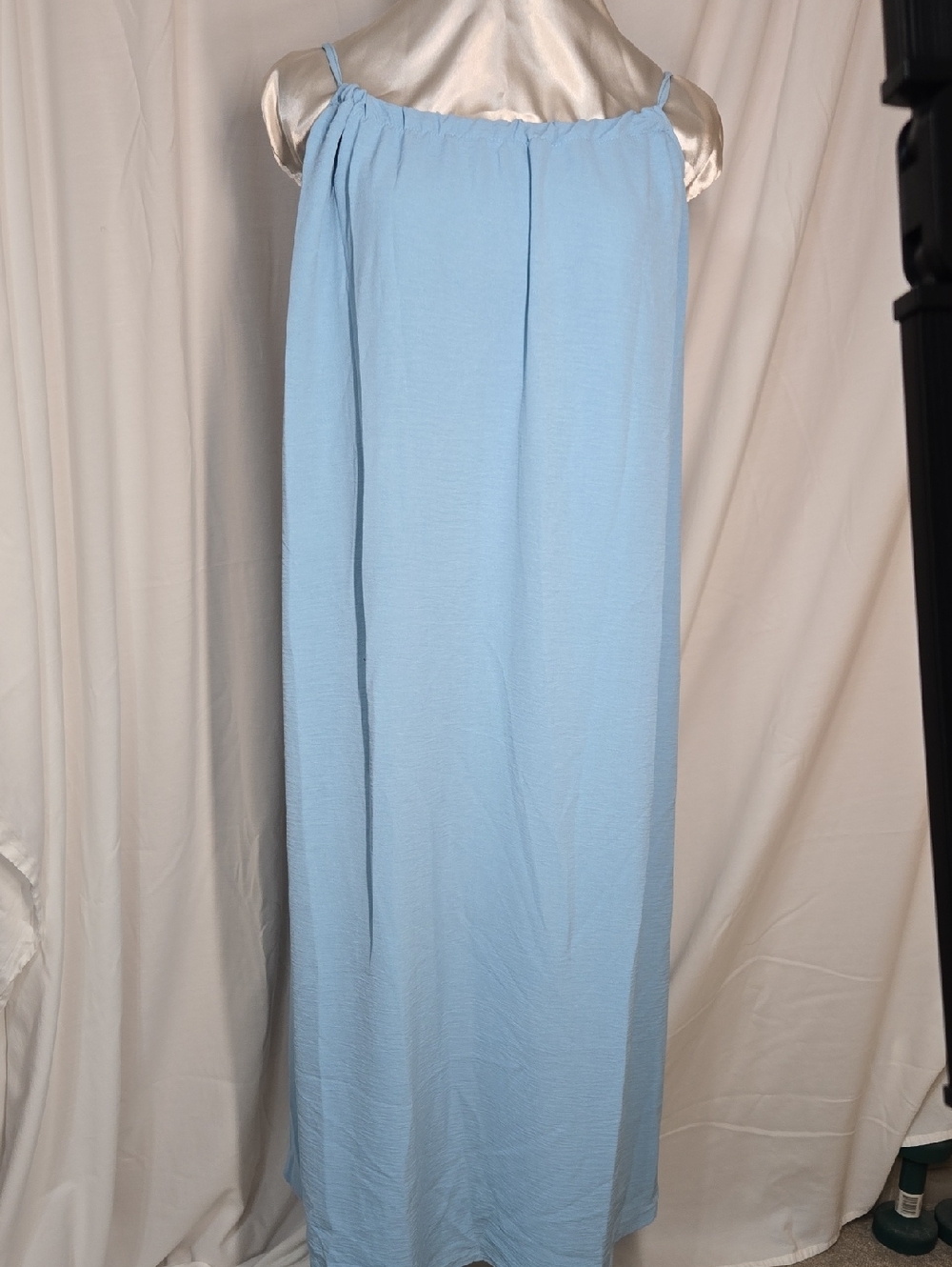 Light Blue Maxi Slip Dress